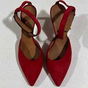 Rosetta Getty Red Pointy Toe Heels Size 40
